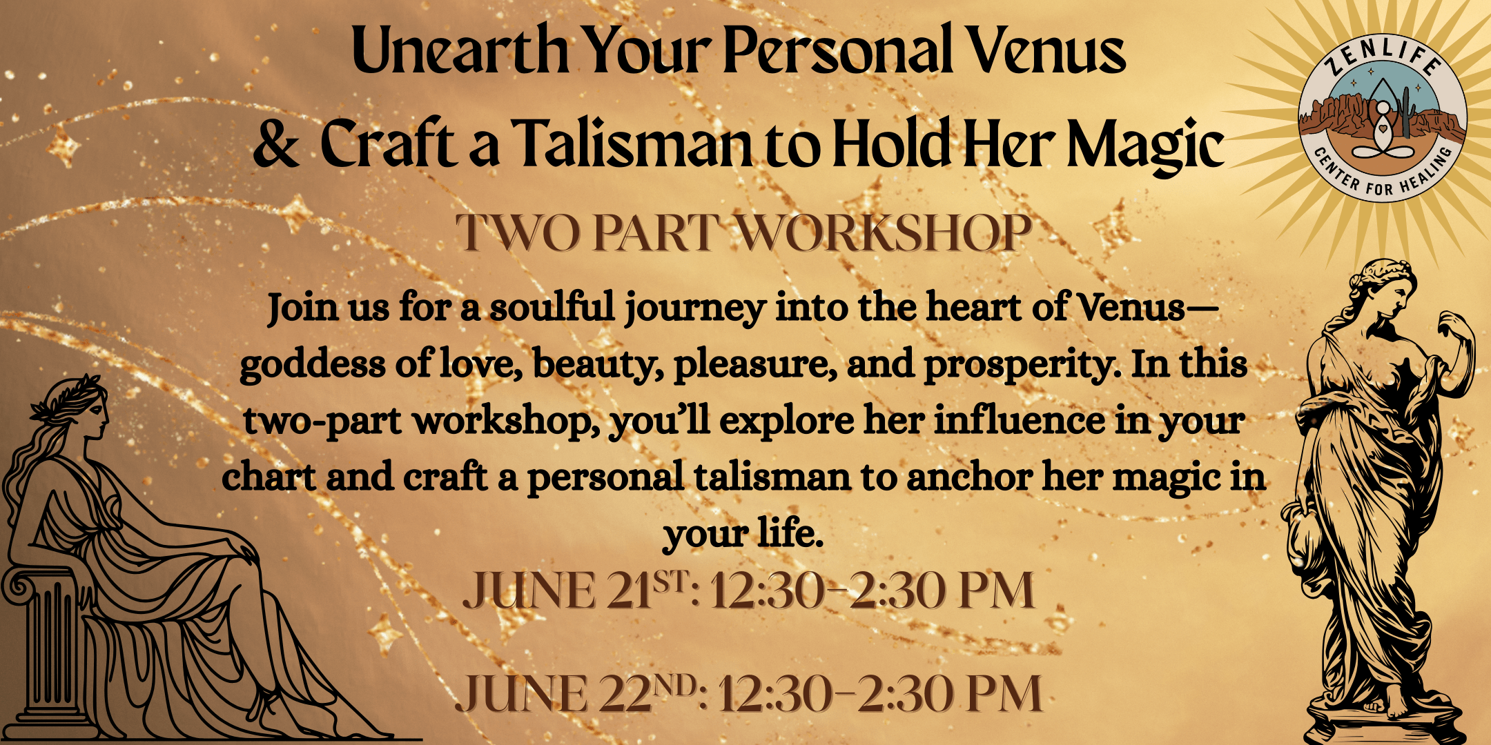 star to stone venus talisman event zenlife