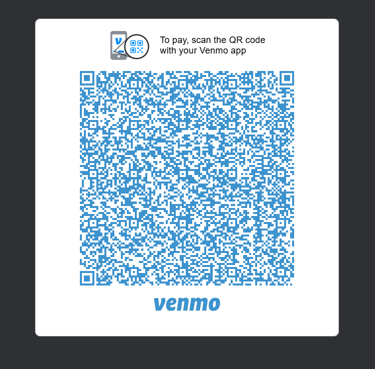 shade tree academy venmo qr code
