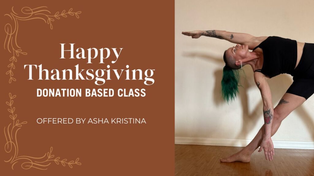 thanksgiving ay flow yoga queen creek