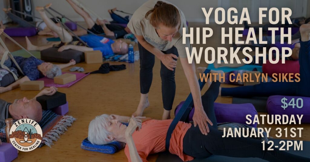 yogs for hip health workshop with carlyn